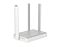 Фото-5 Wi‑Fi роутер Netcraze Speedster NC‑3013, вид сверху под углом; четыре антенны, тиснёная маркировка NETCRAZE на крышке, передняя панель с пиктограммами индикаторов; фото показывает компоновку верхней панели.