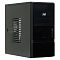 Фото-1 Корпус ПК InWin ENR022 с БП 450 Вт, вид под углом: фронтальная панель с логотипом InWin и внешними отсеками, сбоку вентиляционная решётка и выступ‑ручка на панели, спереди видны аудиоразъёмы и USB, чёрный корпус &mdash; показывает внешний вид и расположение портов на передней панели.