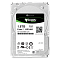 Фото-4 HDD Seagate Exos 10E2400 ST1800MM0129 2,5&Prime;, вид сверху: серебристый металлический корпус с белой сервисной наклейкой &laquo;1.8TB Exos 10E2400&raquo;, QR‑код и блоки маркировки; однотонный фон для идентификации модели по шильдику.
