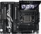 Фото-1 Материнская плата ASUS ROG Crosshair X870E Hero, фронтальный вид платы сверху: чёрная ATX-плата с четырьмя слотами памяти, крупными радиаторами, несколькими слотами M.2 под кожухами и встроенным дисплеем в зоне задней панели; изображение показывает компоновку и основные зоны охлаждения для страницы модели.