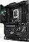 Фото-5 Материнская плата ASUS ROG Strix Z890-F Gaming WiFi &mdash; крупнее верхняя часть: зона VRM вокруг сокета LGA1851, четыре слота DDR5 и кнопка START на правом верхнем углу; важно для ориентации по элементам управления на плате.