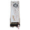 Фото-5 SSD XPG MARS 980 PRO 1 ТБ M.2 2280 PCIe 5.0 NVMe, крупный план лицевой стороны; видны логотип XPG, белая панель с золотистым рисунком, прорези и крыльчатка вентилятора под ними; изображение помогает детально рассмотреть охлаждающий кожух на странице товара.