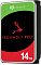 Фото-2 Жёсткий диск Seagate IronWolf Pro ST14000NT001: вид под углом на корпус, видна боковая грань и серебристая рамка, наклейка IronWolf Pro с отметкой 14TB. На белом фоне &mdash; помогает оценить форму корпуса и маркировку.