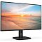 Фото-3 Монитор Philips 24E1N1100A, вид спереди под углом; экран с тонкими рамками и логотипом Philips на нижней рамке, стойка с прямоугольной базой; демонстрирует внешний вид лицевой панели на рабочем месте.