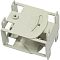 Фото-5 Точка доступа MikroTik QRT 5 (RB911G‑5HPnD‑QRT), металлический кронштейн крепления: серый поворотный узел с угловой шкалой и продолговатым пазом под регулировку, видны отверстия под крепёж. Контекст: фото монтажного элемента. Важно для страницы товара, чтобы показать регулировку угла и тип крепления.