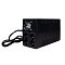Фото-3 ИБП ACD PW Base 2000 2000 VA Tower 80L C74144 00G, вид сзади слева. На фото задняя панель с четырьмя евророзетками, круглой решёткой вентилятора и выведенным кабелем питания. Это важно для страницы товара, поскольку показывает выходы питания и охлаждение на задней стороне.