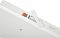 Фото-7 Клавиатура A4Tech FBK25 White, нижняя сторона под углом с открытым отсеком. Белое основание, выдвижная ножка, ниша для USB-ресивера и наклейка с моделью FBK25. Подходит для страницы товара, потому что показывает нижнюю конструкцию, ножку и место хранения ресивера.