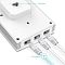 Фото-4 Точка доступа TP-Link EAP655-Wall, порты и подключение крупным планом; разъём ETH0 (PoE IN) и порты ETH1–ETH3 с отметкой PoE OUT, подключены кабели.
