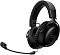 Фото-4 Наушники HyperX Cloud III S Wireless, чёрные — общий вид с подключённым микрофоном; видны овальные чашки, мягкие амбушюры и 3,5 мм штекер на конце съёмной микрофонной штанги. На странице товара это важно для показа гарнитуры с установленным микрофоном.