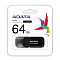 Фото-2 USB-накопитель ADATA UV240 64GB в блистерной упаковке: на карточке указаны UV240, CLASSIC и 64GB, накопитель чёрного цвета виден в окне рядом с прозрачным колпачком; важно для страницы, чтобы показать упаковку и маркировку модели.