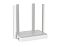 Фото-8 Wi‑Fi роутер Netcraze Viva NC‑1913, вид под углом: белый корпус, четыре антенны, перфорация вентиляции по бокам, на крышке тиснение NETCRAZE; на фото видна передняя панель с индикаторами — помогает ориентироваться при размещении устройства.