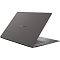 Фото-10 Ноутбук ASUS Zenbook S16 UM5606GA-SS179W, вид снизу на днище; показаны длинная вентиляционная решётка у шарнира, крепёжные винты и две продольные опорные полосы, для карточки товара и понимания конструкции нижней панели.