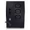 Фото-2 ИБП Powercom Raptor 800VA RPT-800AP, вид сзади; на фото три выходные розетки, USB-порт, два сетевых порта IN/OUT и выход кабеля питания; изображение помогает оценить задние подключения и набор интерфейсов перед покупкой.