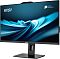 Фото-7 Моноблок MSI PRO AP272P 14M-636XRU, фронтальный вид под углом справа. На фото чёрный корпус, тонкая рамка, логотип MSI на нижней панели и боковые USB‑порты на правой грани. Изображение важно для страницы товара, потому что показывает фронтальный дизайн и расположение боковых разъёмов.