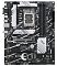 Фото-2 Материнская плата ASUS Prime B760‑Plus D4 &mdash; вид сверху на плату; чёрная PCB с бело‑серыми вставками, сокет LGA1700, четыре слота памяти DDR4 и несколько PCIe‑слотов, радиатор M.2 в верхней части; помогает оценить расположение слотов и зон охлаждения на странице товара.