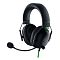 Фото-5 Гарнитура Razer BlackShark V2 X RZ04-03240100-R3M1, вид спереди под углом справа. На фото заметны чёрные чашки, широкое оголовье, гибкий микрофон с ветрозащитой и регулятор на внешней стороне чашки. Изображение дополняет страницу товара обзором второй стороны гарнитуры.