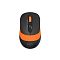 Фото-6 Комплект Клавиатура/мышь A4Tech  Беспроводной чёрный, FG1010 ORANGE