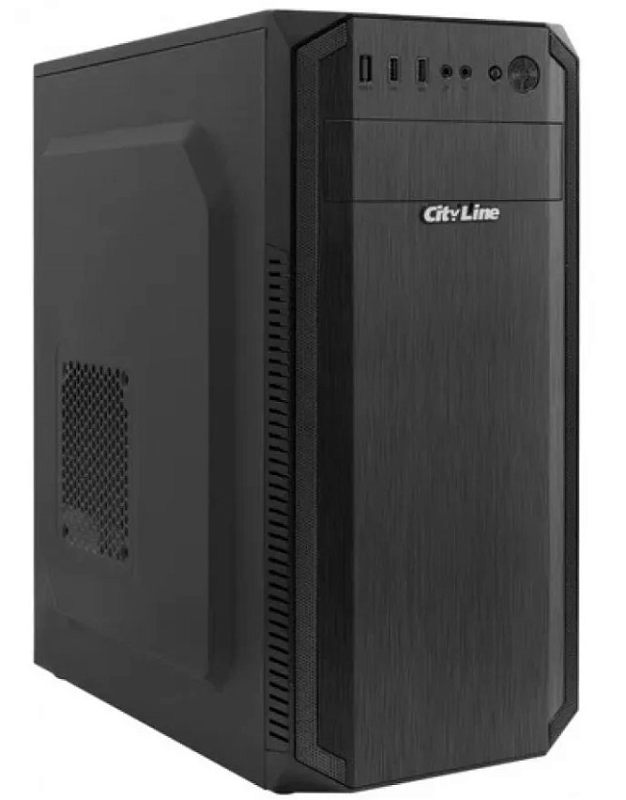 Фото Корпус CityLine SM06BK Mini Tower 500 Вт чёрный, SM06BK-500W