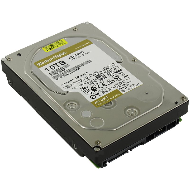 Фото Диск HDD WD Gold SATA 3.5" 10 ТБ, WD102KRYZ