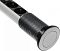 Фото-7 Сетевой разветвитель Premier PX-BL-VRT-3R-2USB-GRE, серый, вид под углом на верхнюю часть; показаны круглая крышка, рифлёная монтажная втулка и часть панели с двумя розетками, для страницы товара с обзором верхней части корпуса в сложенном положении.