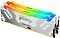 Фото-2 Комплект памяти Kingston FURY Renegade RGB White XMP 2х32 ГБ DIMM DDR5 6400 МГц, KF564C32RWAK2-64