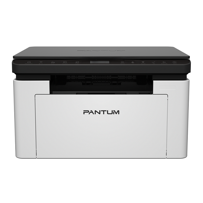 Фото-1 Mfu pantum bm1800w a4 lazernyy cherno белый bm1800w, общий вид; корпус печатающего устройства и панель управления показаны для страницы оргтехники. Описание фиксирует видимые элементы, чтобы изображение соответствовало теме страницы товара.