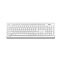 Фото-3 Клавиатура из комплекта A4Tech FG1010 White — вид сверху: белые клавиши, отдельные блоки Insert/Home/Page и цифровая клавиатура; фото важно для оценки раскладки на странице товара набора.