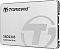 Фото-3 SSD Transcend SSD220S TS960GSSD220S 960GB, ракурс спереди справа. Видны лицевая панель, правый торец и боковые SATA-разъёмы, корпус серебристый, тонкий. Фото важно для понимания расположения интерфейсов и формы корпуса.