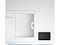 Фото-3 Принтер HP Color LaserJet Enterprise 6701dn A4, вид сверху; видны верхний выходной лоток, правый блок с чёрным сенсорным экраном и плоская верхняя крышка корпуса белого цвета; изображение важно для страницы товара, чтобы показать верхнюю рабочую зону принтера.
