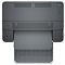 Фото-2 Принтер HP LaserJet M211dw, вид сверху; перфорированная крышка, справа вертикальный ряд кнопок и индикаторов, спереди выдвижной лоток; тёмно-серые элементы, чтобы показать органы управления на странице товара.