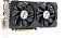 Фото-2 Видеокарта AFOX NVIDIA GeForce RTX 2060, вид спереди под углом со стороны планки; видны два вентилятора, чёрный кожух и выходная планка с разъёмами, что помогает оценить конструкцию и подключение на странице видеокарты.