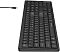 Фото-10 Клавиатура A4Tech Fstyler FBX55C, вид под углом сверху; тёмный корпус, полноразмерная раскладка, цифровой блок и штекер USB‑C над клавиатурой; фото показывает форму корпуса и компоновку клавиш.