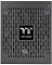 Фото-2 Блок питания Thermaltake Toughpower SFX 650W, вид сверху. На фото видны прямоугольная перфорированная решётка, вентилятор под ней и квадратный логотип Thermaltake в центре. Изображение показывает верхнюю панель и зону охлаждения блока питания.