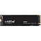 Фото-1 SSD Crucial P310 CT500P310SSD8, фронтальный вид M.2 2280 500 GB на светлом фоне; видны чёрная наклейка Crucial by Micron, маркировка P310 и золотистые контакты справа. Полезно для страницы, потому что показывает основной вид и обозначение модели.