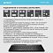Фото-30 Клавиатура A4Tech Fstyler FBK25 Black, инструкция по подключению USB-ресивера: шесть пиктограмм показывают включение питания, сочетание Fn+0, установку ресивера и расстояние до 10 см при сопряжении; графика на голубовато-сером фоне для карточки товара, показывает порядок настройки режима 2.4 ГГц.