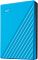 Фото-3 Внешний диск HDD WD My Passport 5 ТБ 2.5" USB Type A голубой, WDBPKJ0050BBL-WESN