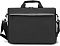 Фото-1 Сумка для ноутбука Digma R-215 15.6 &mdash; вид сзади: чёрный корпус, широкая горизонтальная вставка сверху и карман на молнии по всей ширине; верхние ручки и плечевой ремень на карабинах; изображение показывает заднюю панель и внешний карман.
