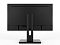 Фото-2 Монитор Бештау Valday RN27AVB 27″ IPS, вид сзади; длинная вентиляционная щель вдоль верхней кромки, площадка крепления VESA, стойка с вырезом под кабели; чёрный корпус на белом фоне, показывает заднюю панель и крепление.