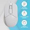Фото-7 Проводная мышь A4Tech Fstyler FM12 White, информационный баннер с видом сверху; на изображении указаны 1200 DPI, симметричный дизайн и колесо 4D-прокрутки, рядом показана белая мышь; изображение поясняет основные свойства модели на странице товара.
