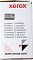 Фото-3 Тонер-картридж Xerox B230 B225 B235 006R04403, боковой вид коробки; белая боковина с логотипом Xerox, текстом о содержимом Contains: 1 cartridge и геометрическими элементами оформления, на белом фоне для карточки товара, чтобы показать служебную информацию на упаковке.