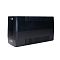 Фото-3 ИБП ACD PW Base 1500i 1500 VA Tower 80L C64142 00G, левый боковой вид. Видна чёрная боковая стенка с длинными вентиляционными прорезями в верхней и нижней части, фронтальная панель частично показана сбоку. Полезно для карточки товара, где важно показать вентиляцию и профиль корпуса.