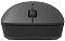 Фото-3 Беспроводная мышь Xiaomi Wireless Mouse Lite 2, чёрная, фронтальный вид; показаны колесо прокрутки, линия разделения основных кнопок и корпус с матовой верхней поверхностью. Изображение для карточки товара, чтобы показать переднюю часть и высоту корпуса.