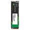 Фото-2 SSD Apacer AS2280Q4L 512 ГБ M.2 2280 PCIe 4.0 x4, вертикальный вид лицевой стороны; модуль развёрнут разъёмом вниз, видны чёрно-зелёная наклейка, логотип Apacer и белая сервисная этикетка; изображение помогает рассмотреть компоновку наклейки и ориентацию модуля на странице товара.