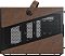 Фото-6 Корпус Montech Heritage Pro B, противоположная боковая сторона: большая перфорированная вставка с геометрическим рисунком и верхняя ручка. Контекст: боковая вентиляционная панель. Важно: показывает наличие боковой перфорации для притока/вывода воздуха.