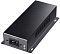 Фото-4 PoE-инжектор Cudy POE350, вид сзади: вход питания IEC и маркировка AC 100–240V, боковые вентиляционные прорези и монтажные отверстия; чёрный корпус. Важно для понимания питания от сети и способа крепления.