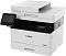Фото-1 МФУ Canon i-Sensys MF455dw, вид спереди под углом: сверху автоподатчик/крышка сканера, слева выносная сенсорная панель, корпус белый с чёрной центральной секцией, на белом фоне; важно для страницы, чтобы увидеть компоновку управления и узла сканирования.