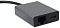 Фото-2 Порт-репликатор VCOM CU4591, макро торца: крупно показаны Ethernet RJ‑45, разъём USB‑C и небольшое отверстие/индикатор; серый корпус; на белом фоне, важно для уточнения интерфейсов на торцевой панели.