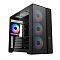 Фото Корпус SAMA S50 Midi Tower Без БП чёрный, S50-BKAGA4X1-GL