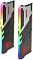 Фото-2 Комплект памяти Patriot Viper Venom RGB PVVR532G560C36K, два модуля вертикально на светлом фоне; чёрно-серые радиаторы, световая RGB-полоса по боковой кромке и красные логотипы Viper; важно для страницы товара, потому что показан боковой профиль модулей и зона подсветки.