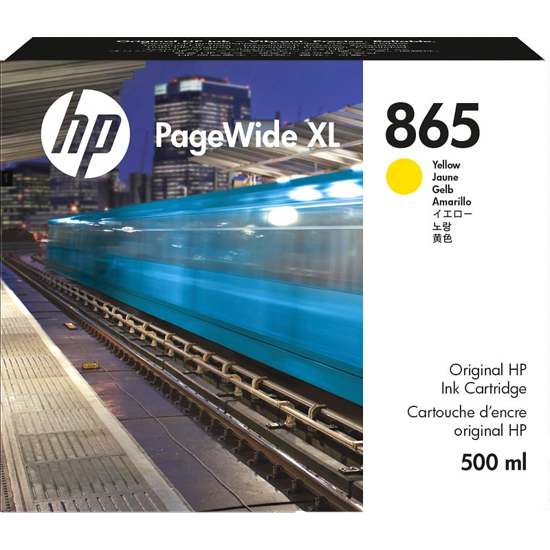 Фото Картридж HP 865 Струйный Желтый 500мл, 3ED84A